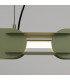 Chain 91cm LED Bar Pendant Ceiling Light Olive Green 4000K-4