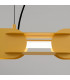 Chain 91cm Integrated LED Bar Pendant Ceiling Light Yellow 4000K-4