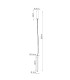 Trang LED 50cm Slim Pendant Ceiling Light Beige 3000K-7