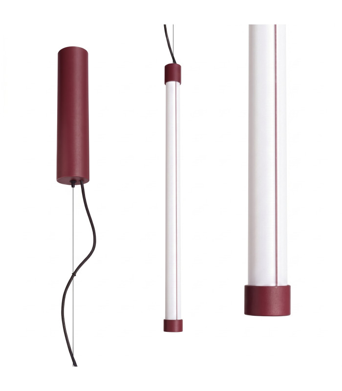 Trang LED 50cm Slim Pendant Ceiling Light Burgundy 3000K-2