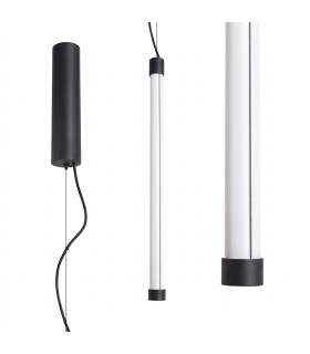 Trang LED 50cm Slim Pendant Ceiling Light Black 3000K-2