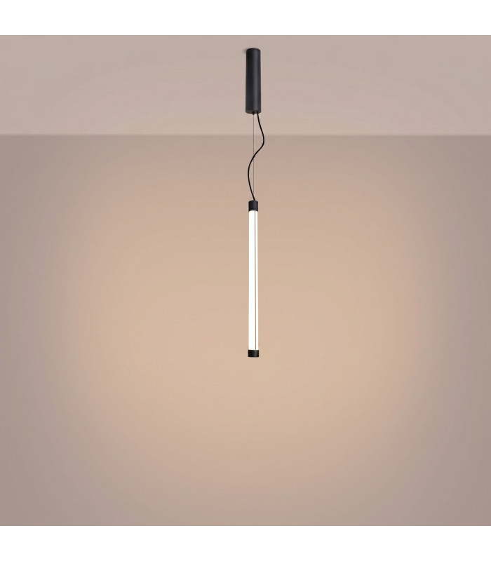 Trang LED 50cm Slim Pendant Ceiling Light Black 3000K-4