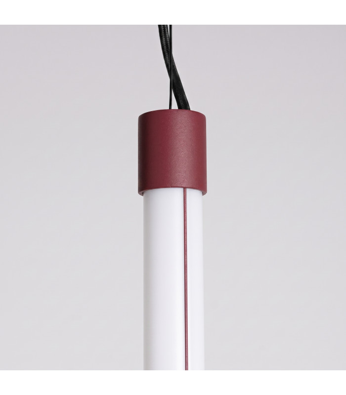 Trang LED 50cm Slim Pendant Ceiling Light Burgundy 3000K-6
