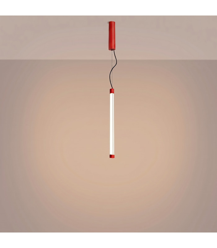 Trang LED 50cm Slim Pendant Ceiling Light Red 3000K-4