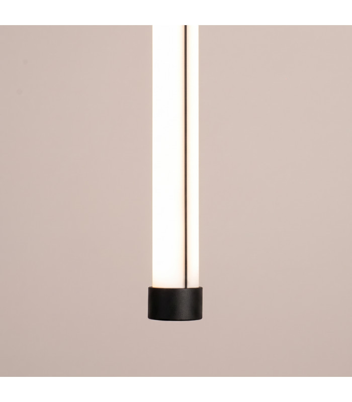 Trang LED 50cm Slim Pendant Ceiling Light Black 3000K-5