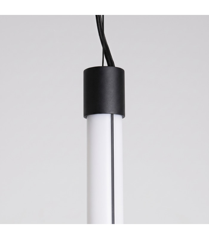 Trang LED 50cm Slim Pendant Ceiling Light Black 3000K-6