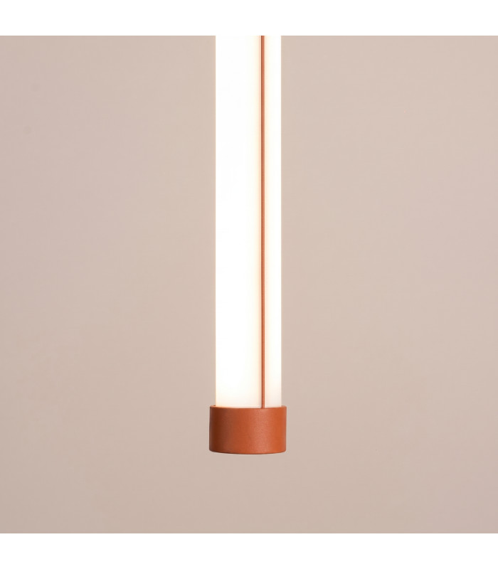 Trang LED 50cm Slim Pendant Ceiling Light Red Ochre 3000K-5