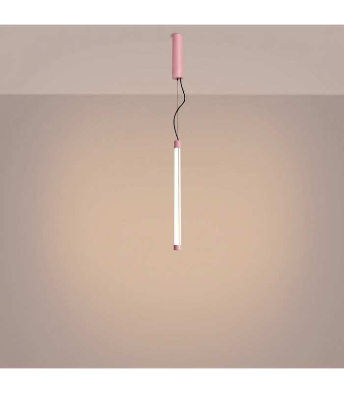 Trang LED 50cm Slim Pendant Ceiling Light Pink 3000K-4