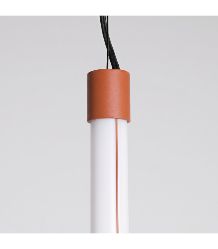 Trang LED 50cm Slim Pendant Ceiling Light Red Ochre 3000K-6