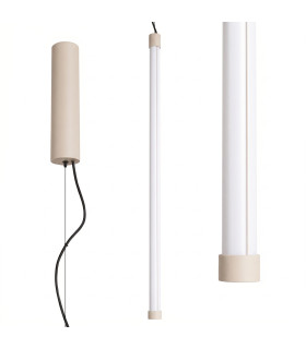 Trang LED 75cm Slim Pendant Ceiling Light Beige 3000K-2