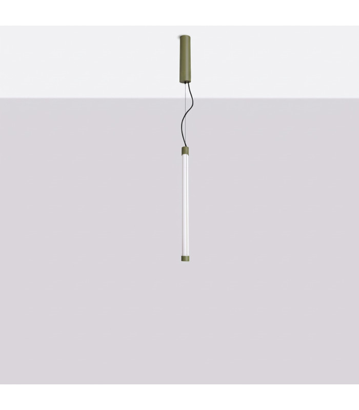 Trang LED 50cm Slim Pendant Ceiling Light Olive Green 3000K-3