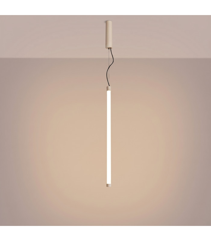 Trang LED 75cm Slim Pendant Ceiling Light Beige 3000K-4