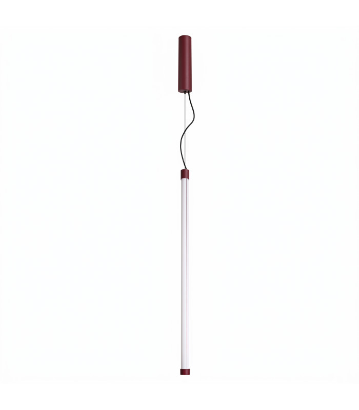Trang LED 75cm Slim Pendant Ceiling Light Burgundy 3000K-1