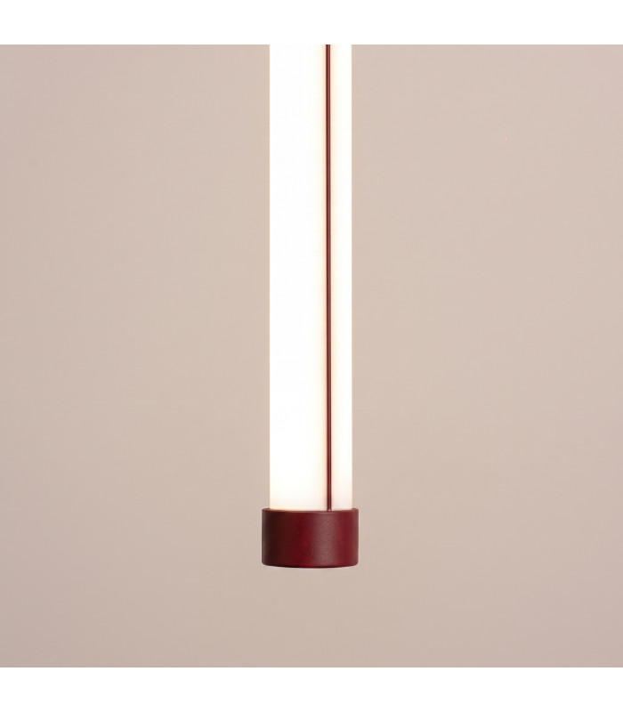 Trang LED 75cm Slim Pendant Ceiling Light Burgundy 3000K-5