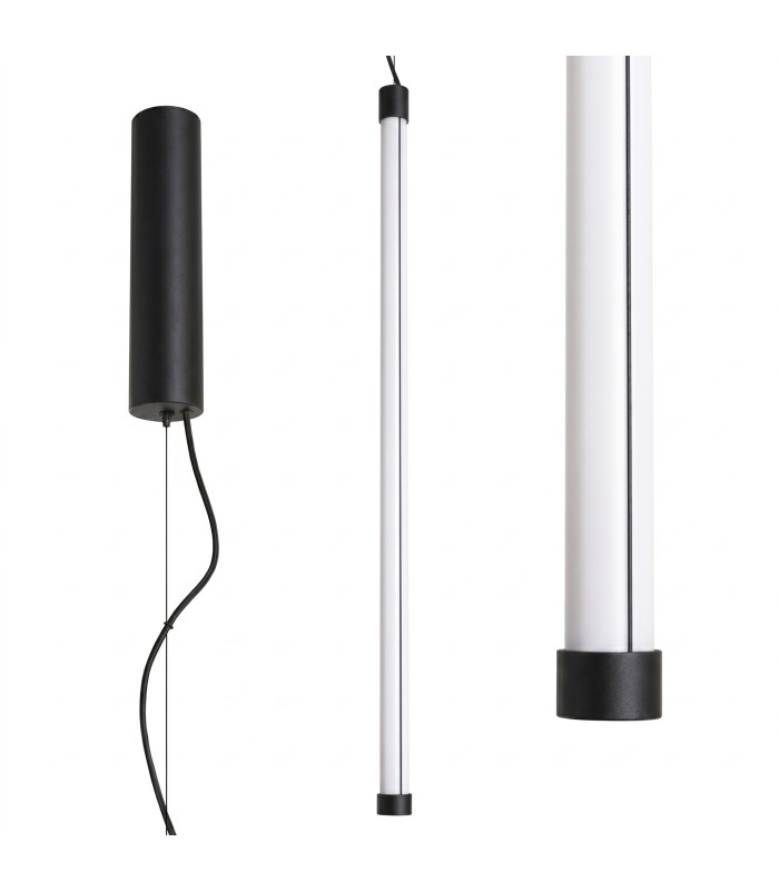 Trang LED 75cm Slim Pendant Ceiling Light Black 3000K-2