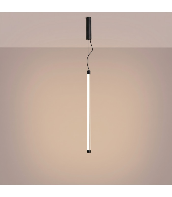 Trang LED 75cm Slim Pendant Ceiling Light Black 3000K-4