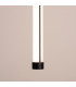 Trang LED 75cm Slim Pendant Ceiling Light Black 3000K-5