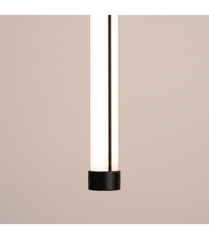 Trang LED 75cm Slim Pendant Ceiling Light Black 3000K-5