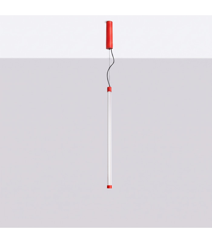 Trang LED 75cm Slim Pendant Ceiling Light Red 3000K-3
