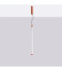 Trang LED 75cm Slim Pendant Ceiling Light Red Ochre 3000K-3