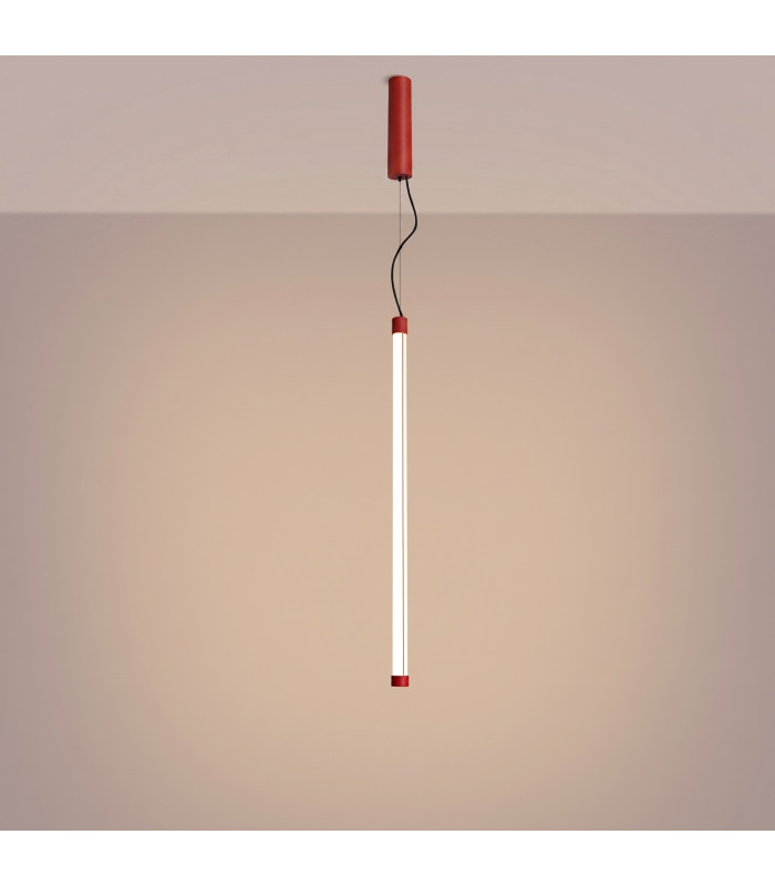 Trang LED 75cm Slim Pendant Ceiling Light Red 3000K-4