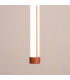 Trang LED 75cm Slim Pendant Ceiling Light Red Ochre 3000K-5