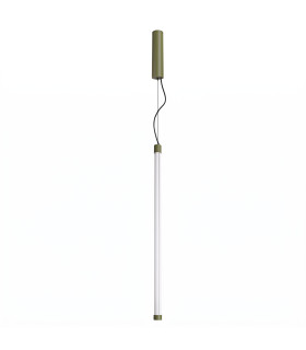 Trang LED 75cm Slim Pendant Ceiling Light Olive Green 3000K-1