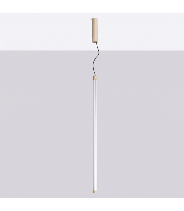 Trang LED 100cm Slim Pendant Ceiling Light Beige 3000K-3