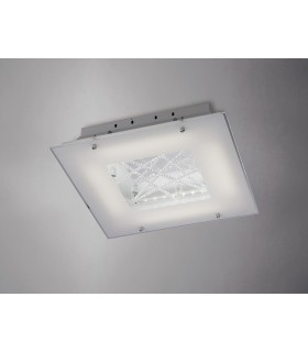 Flush Ceiling 16W LED 3600K Polished Chrome, Crystal - 2
