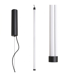 Trang LED 100cm Slim Pendant Ceiling Light Black 3000K-2