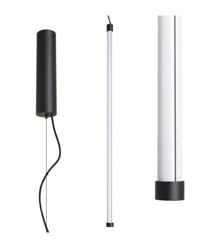 Trang LED 100cm Slim Pendant Ceiling Light Black 3000K-2