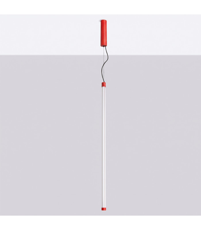 Trang LED 100cm Slim Pendant Ceiling Light Red 3000K-3