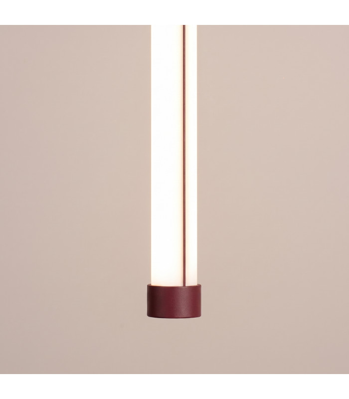 Trang LED 100cm Slim Pendant Ceiling Light Burgundy 3000K-5