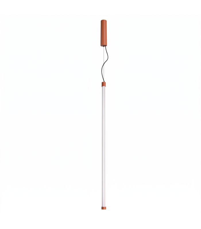 Trang LED 100cm Slim Pendant Ceiling Light Red Ochre 3000K-1