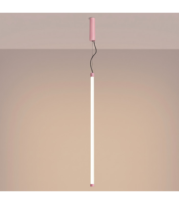 Trang LED 100cm Slim Pendant Ceiling Light Pink 3000K-4
