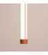 Trang LED 100cm Slim Pendant Ceiling Light Red Ochre 3000K-5