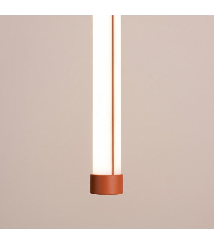 Trang LED 100cm Slim Pendant Ceiling Light Red Ochre 3000K-5