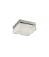 Small Square Flush Ceiling 18W 1700lm LED 4200K Polished Chrome, Crystal - 4