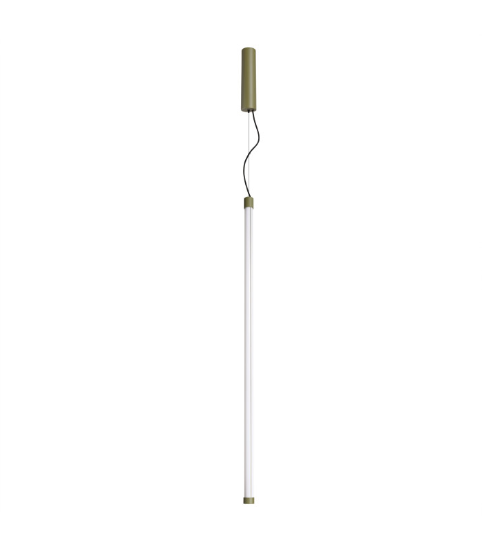 Trang LED 100cm Slim Pendant Ceiling Light Olive Green 3000K-1