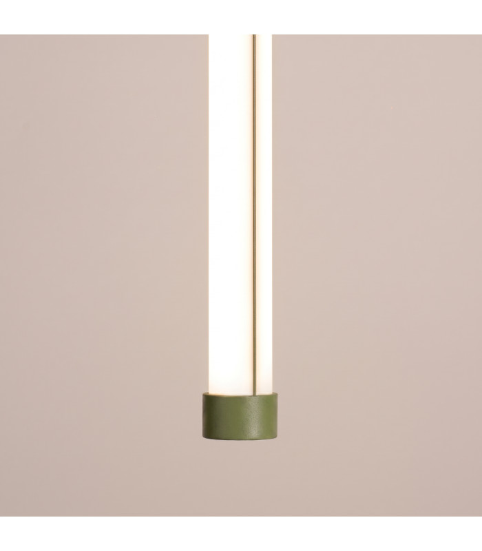 Trang LED 100cm Slim Pendant Ceiling Light Olive Green 3000K-5