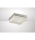 Large Square Flush Ceiling 21W 1800lm LED 4200K Polished Chrome, Crystal - 2