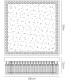 Large Square Flush Ceiling 21W 1800lm LED 4200K Polished Chrome, Crystal - 3