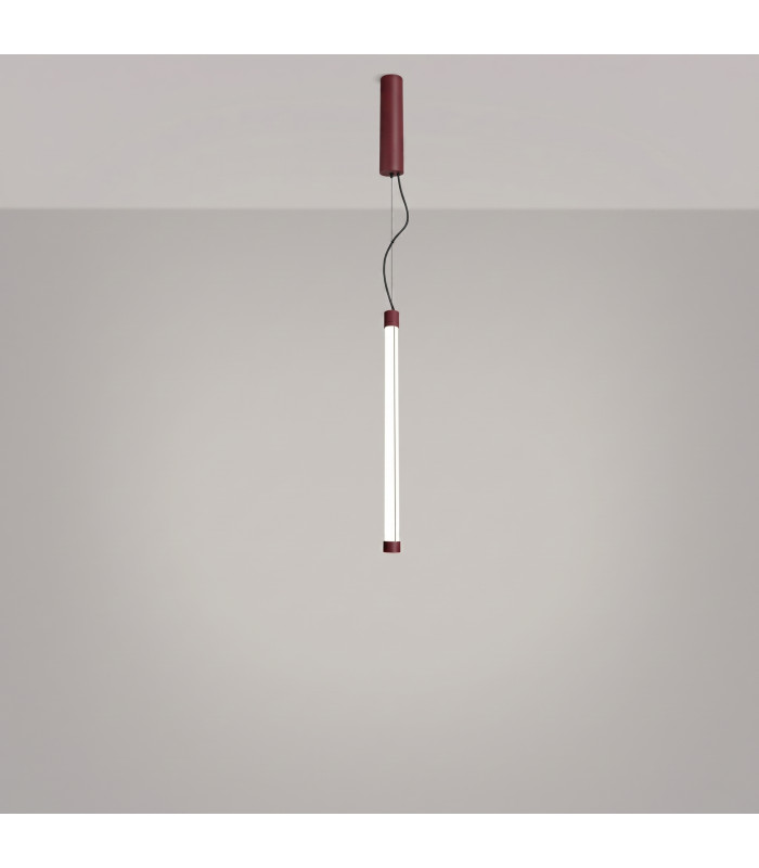 Trang LED 50cm Slim Pendant Ceiling Light Burgundy 4000K-4