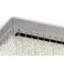 Large Square Flush Ceiling 21W 1800lm LED 4200K Polished Chrome, Crystal - 6