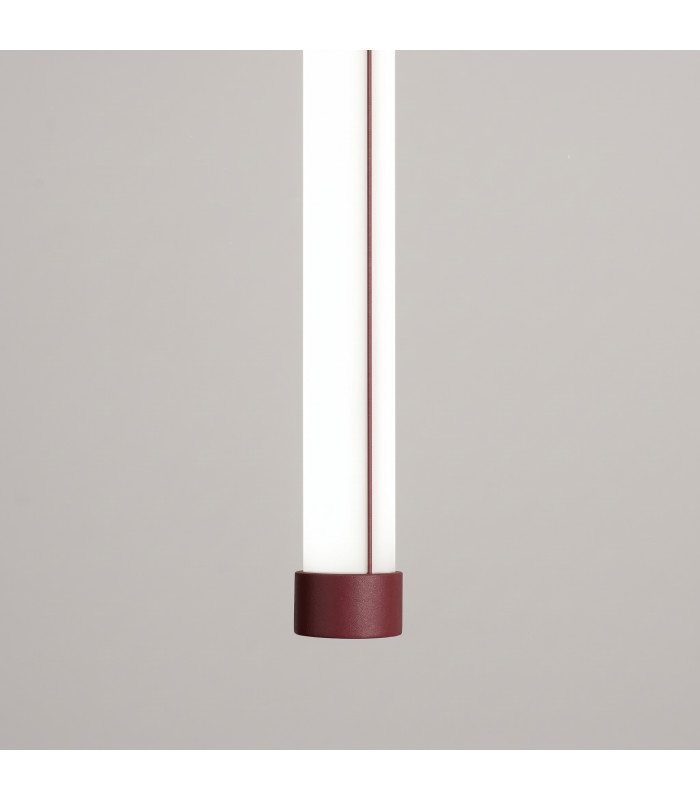 Trang LED 50cm Slim Pendant Ceiling Light Burgundy 4000K-5