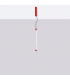 Trang LED 50cm Slim Pendant Ceiling Light Red 4000K-3