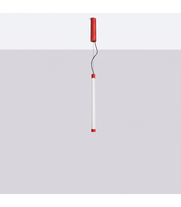 Trang LED 50cm Slim Pendant Ceiling Light Red 4000K-3