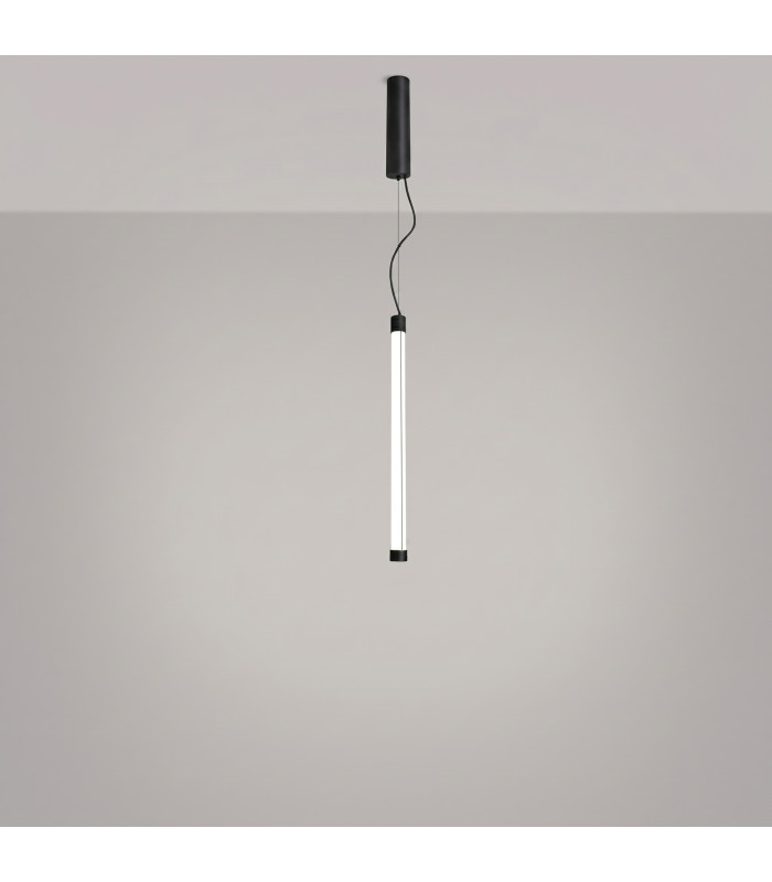 Trang LED 50cm Slim Pendant Ceiling Light Black 4000K-4