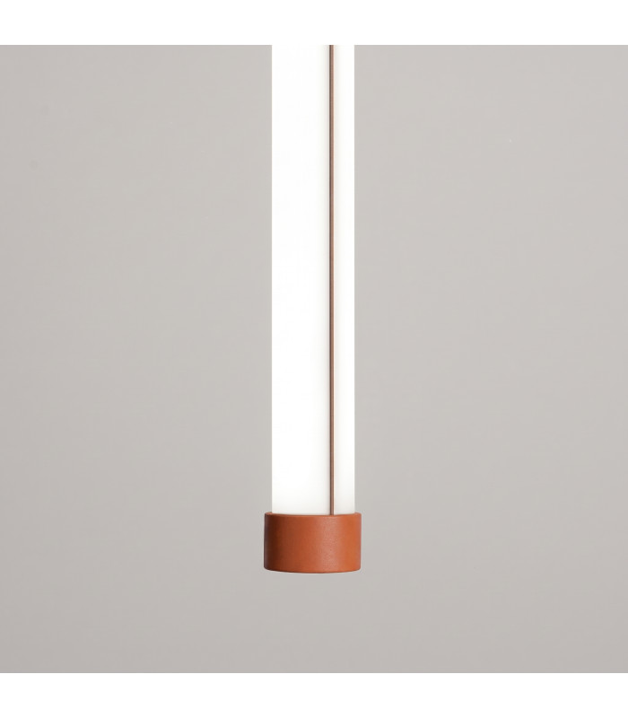 Trang LED 50cm Slim Pendant Ceiling Light Red Ochre 4000K-5