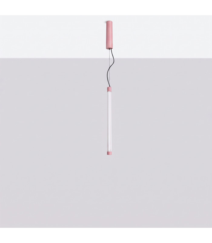 Trang LED 50cm Slim Pendant Ceiling Light Pink 4000K-3